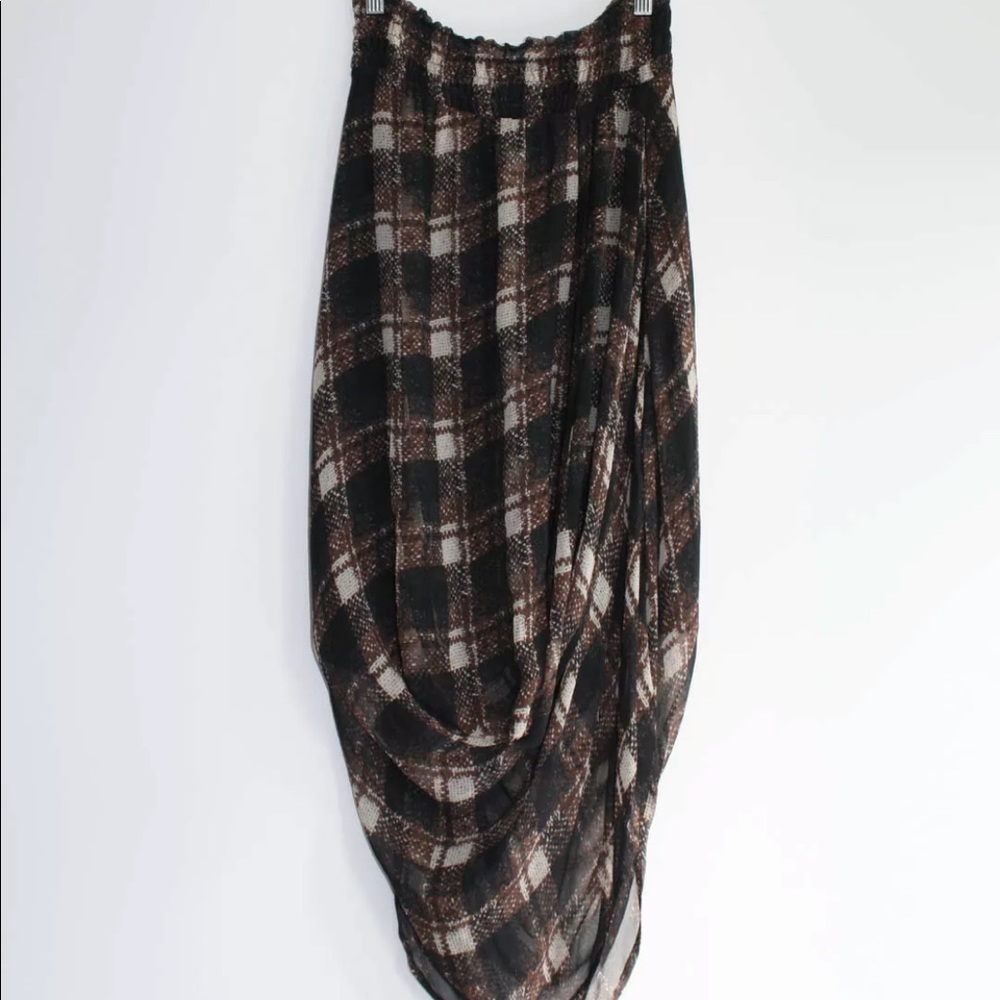 Rachel Comey Silk Draped midi Skirt Size M